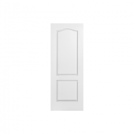 2 Panel Arch-Top Textured Moulded Door