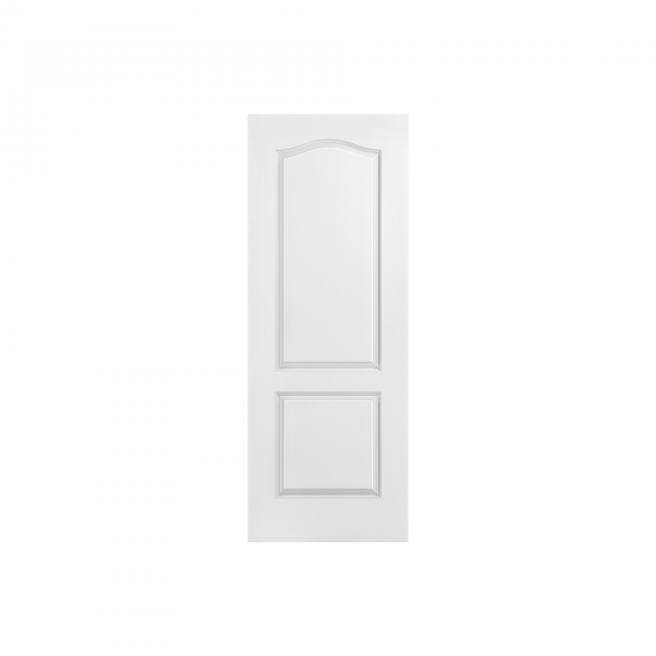 2 Panel Arch-Top Textured Moulded Door