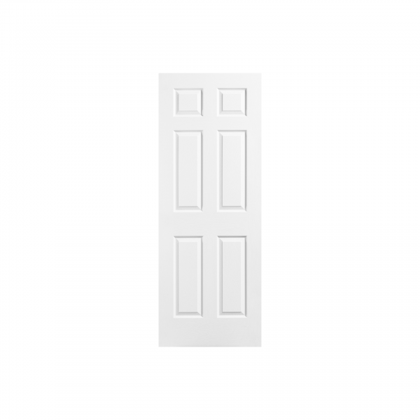 6 Panel Textured Moulded Door