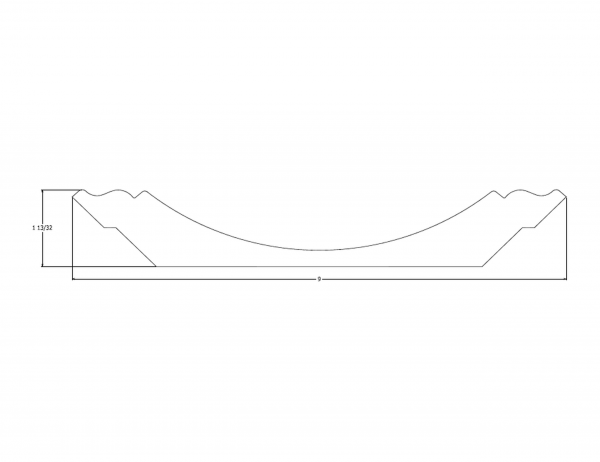 Cove 9 Crown Moulding