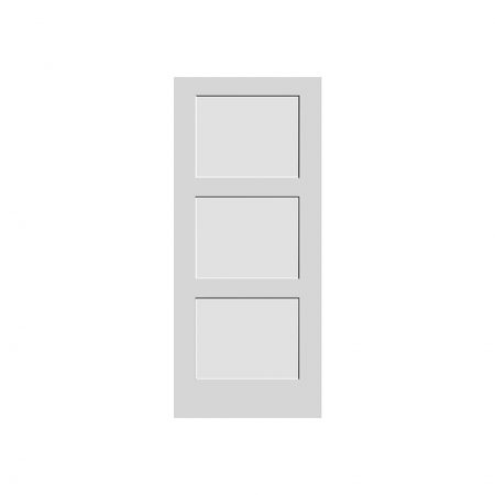 3 Panel Wood Shaker Door