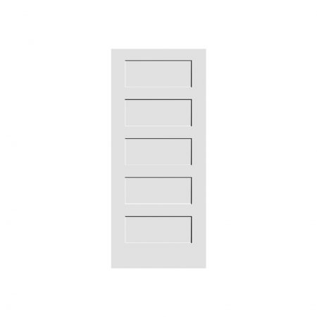 5 Panel Wood Shaker Door