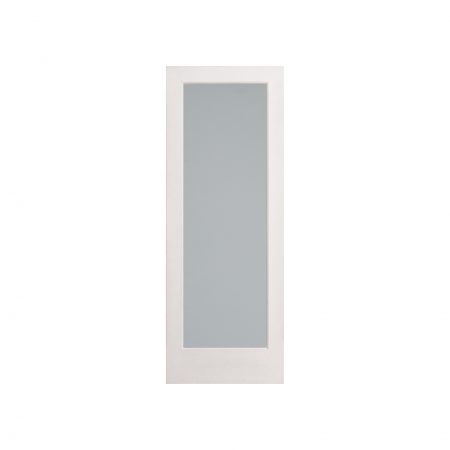 Diffused White Laminate French Door