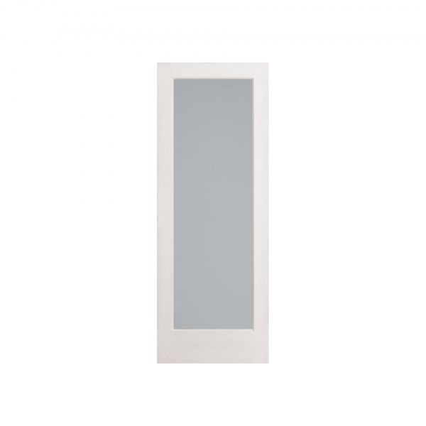 Diffused White Laminate French Door