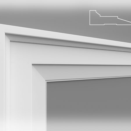 Bevel Step Backband Casing 3 1/4"